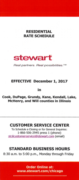 Stewart Title Rate Card